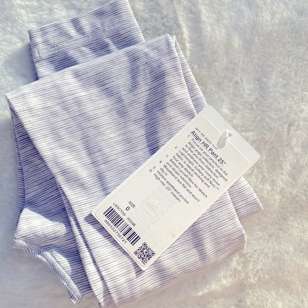 New Lululemon Align HR Pants, 25”, Size 0